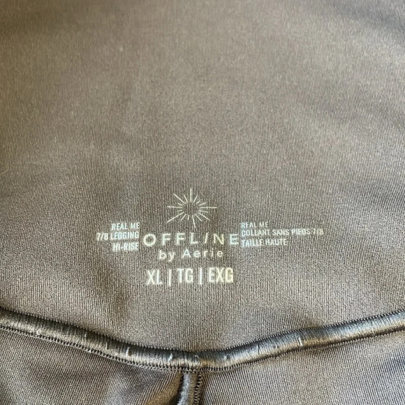 Offline by Aerie Real Me 7/8 Leggings High-Rise brown ankle size XL - Picture 5 of 8